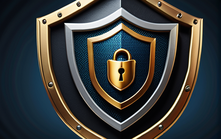 A company shield protecting against cyber attacks, symbolizing data security and trust.